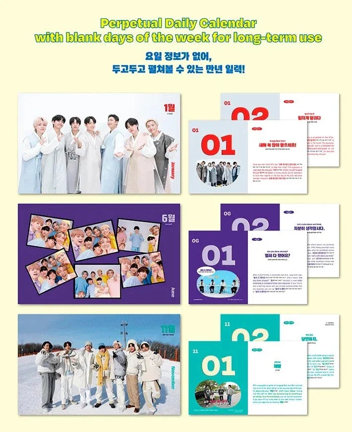 BTS - 365 BTS DAYS (KOREAN EXPRESSIONS CALENDAR) - Image 6