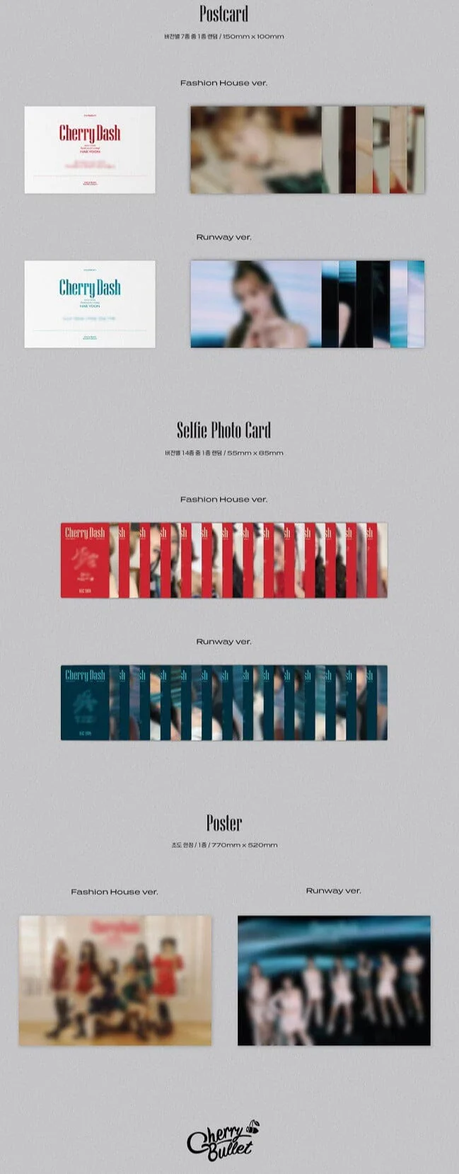 CHERRY BULLET - CHERRY DASH (3RD MINI ALBUM) - Image 4