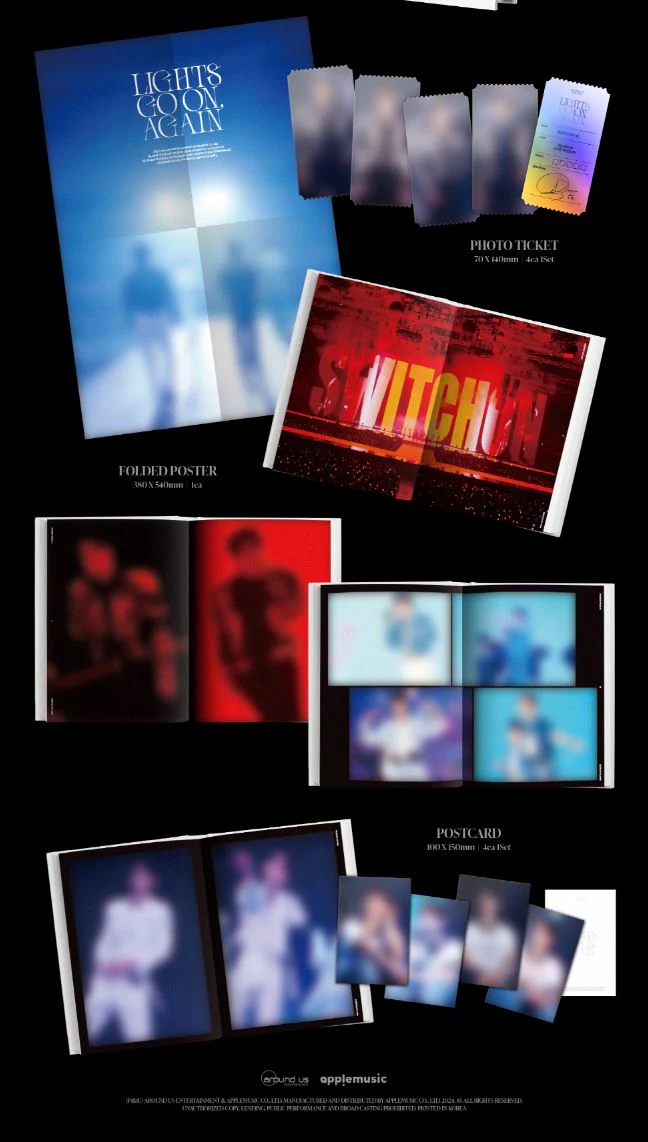 HIGHLIGHT - LIVE 2024 'LIGHTS GO ON, AGAIN' (BEHIND PHOTO BOOK) - Image 3
