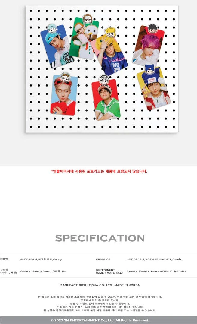 NCT DREAM - ACRYLIC MAGNET [Candy] - Image 3